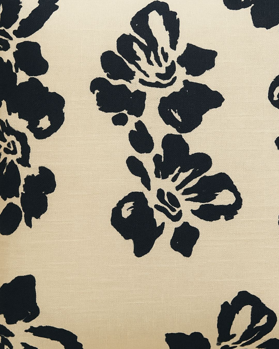 Elara - Printed Table Runner - Black & White