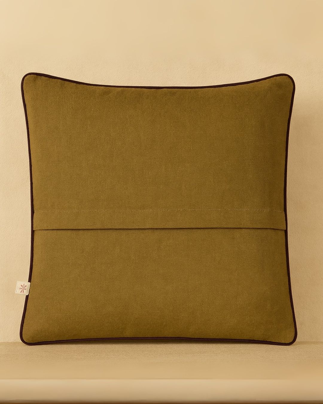 Florix - Printed Cushion Cover - Beige