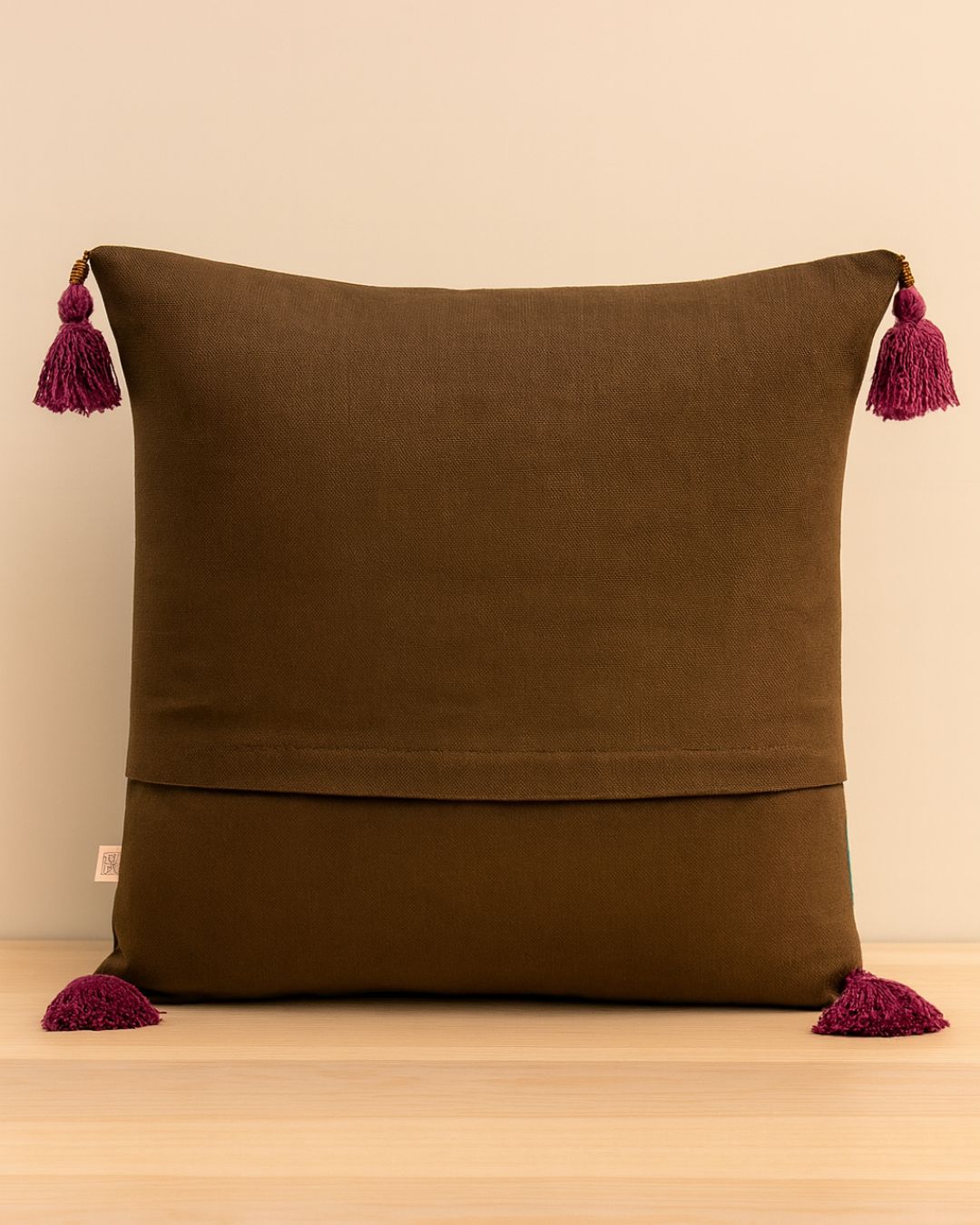 Vanya - Printed Cushion Cover - Yellow