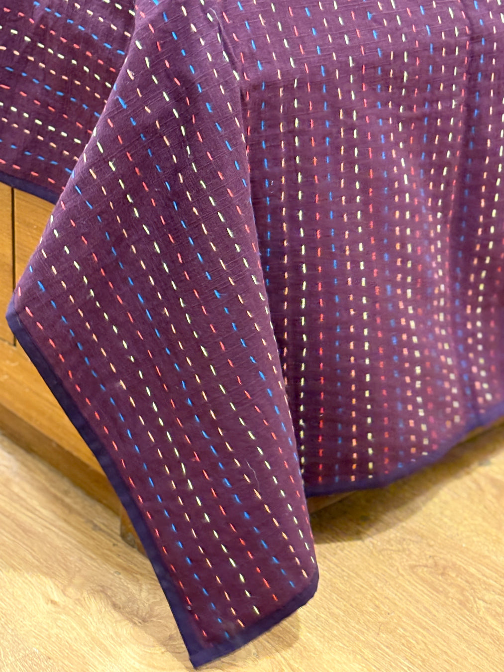 Dhvani Bed Set - Maroon