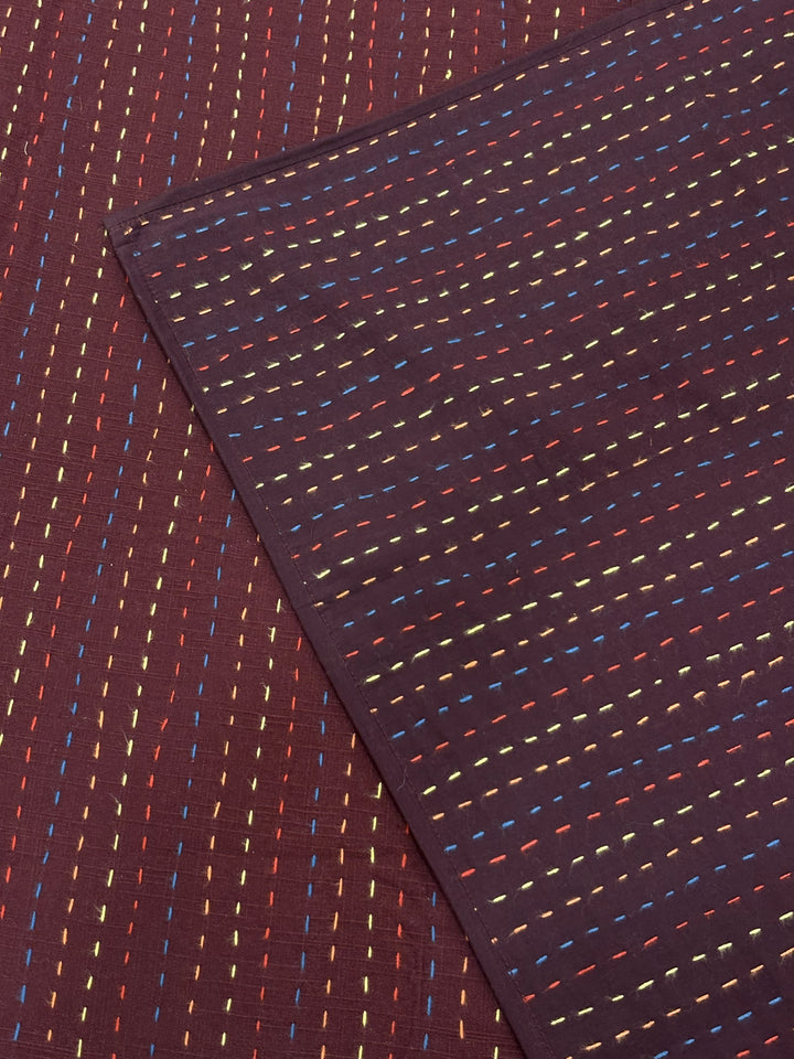 Dhvani Bed Set - Maroon